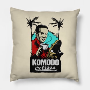 Vintage Indonesian Komodo Coffee Pillow