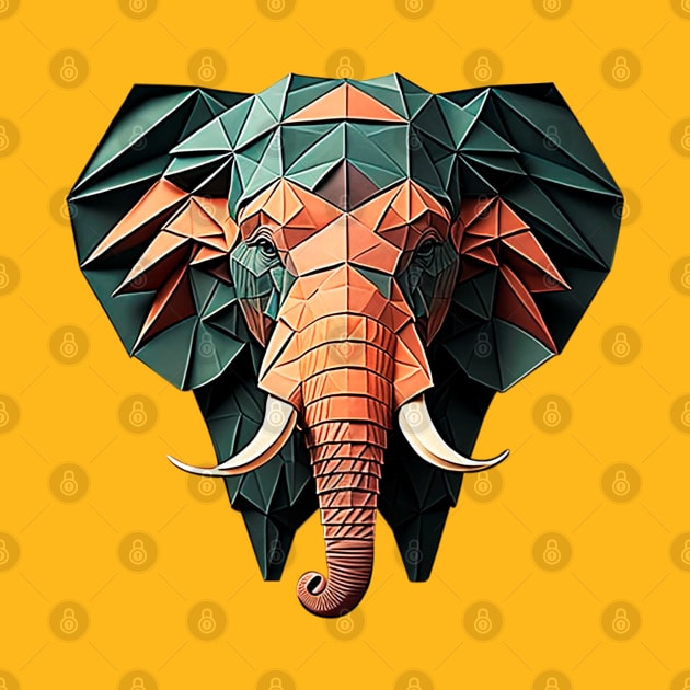 Origami Elephant by Roqson