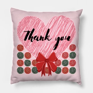 Thank you and Christmas Pillow