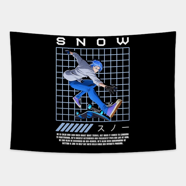 SNOW LINE RECT Tapestry by RayyaShop