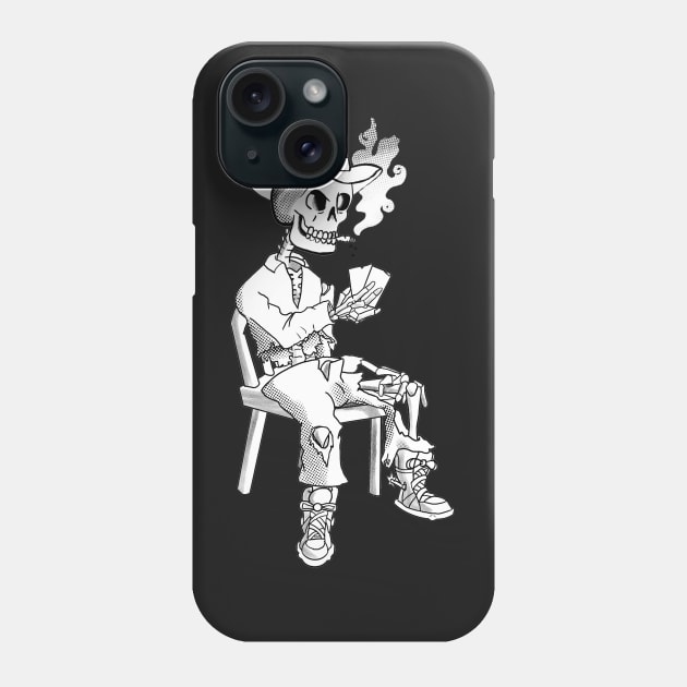 Dead man’s gamble BW Phone Case by josighuh