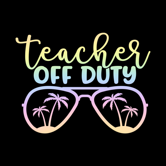 Teacher off duty - funny teacher joke/pun by PickHerStickers