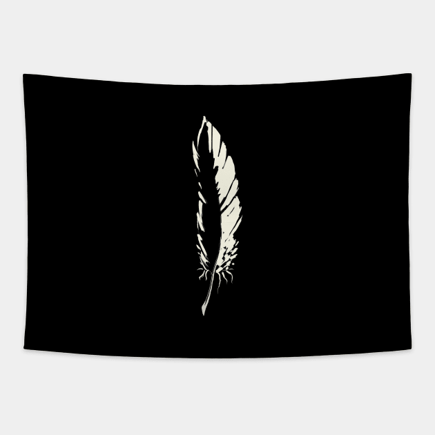 Brush Feather Tapestry by MadCanvas