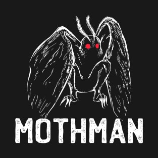 Mothman Occult Folklore Cryptid Creature Cryptozoology T-Shirt