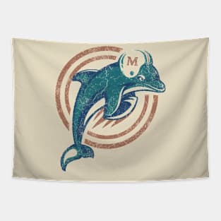 Miami dolphins // vintage Tapestry