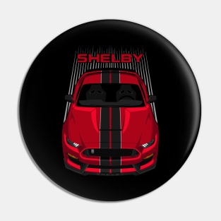 Ford Mustang Shelby GT350 2015 - 2020 - Red - Black Stripes Pin