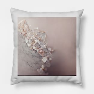 Rose crystal marble Pillow