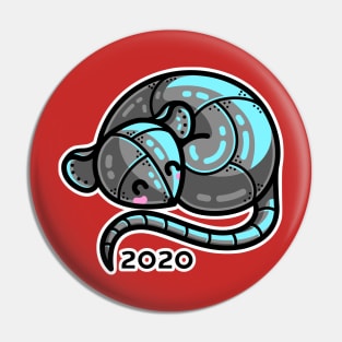 2020 Year of the Metal Rat Pin