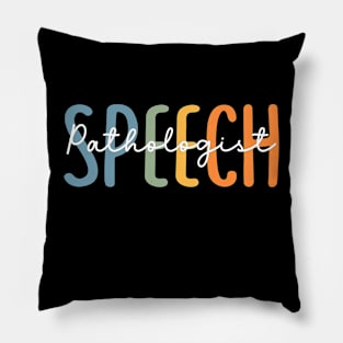 Vintage Speech Pathologist Speech Language Therapy SLP Pillow