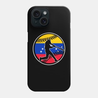 Venezuelan Flag Baseball Hitter Venezuela Baseball Fan Phone Case