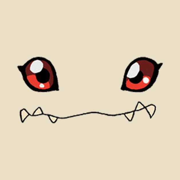 Koromon Face by OnceUponADan