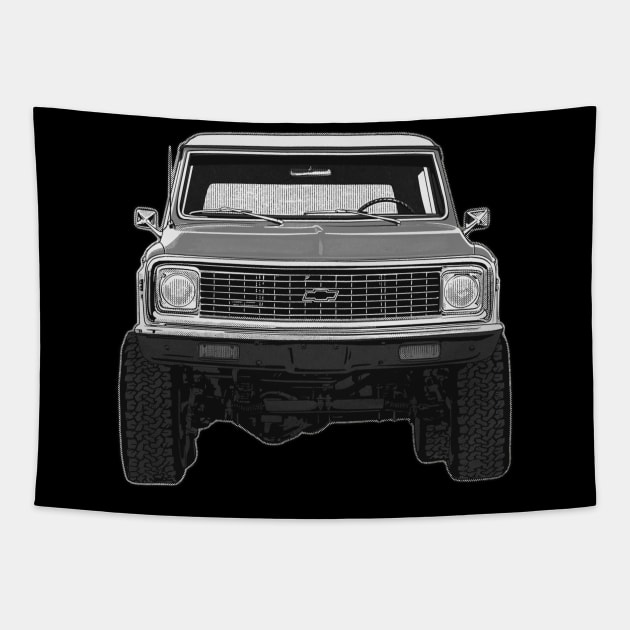 Powered 1972 chevy k10 Tapestry by Saturasi
