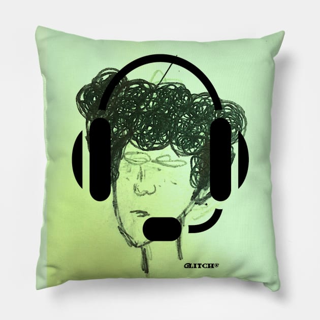 Gamer Geek Pillow by Glitch