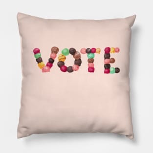 Vote (Ice Cream Scoops) Pillow