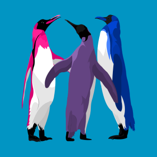 Bisexual Pride Penguins T-Shirt