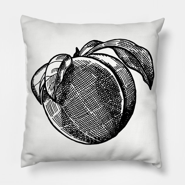 Peach Pillow by senkova