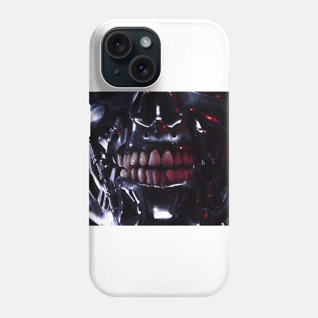 terminator face mask Phone Case by thehollowpoint