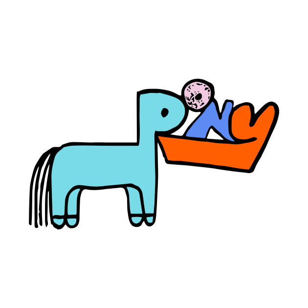 rex orange county who cares -pony -blue by Pop-clothes