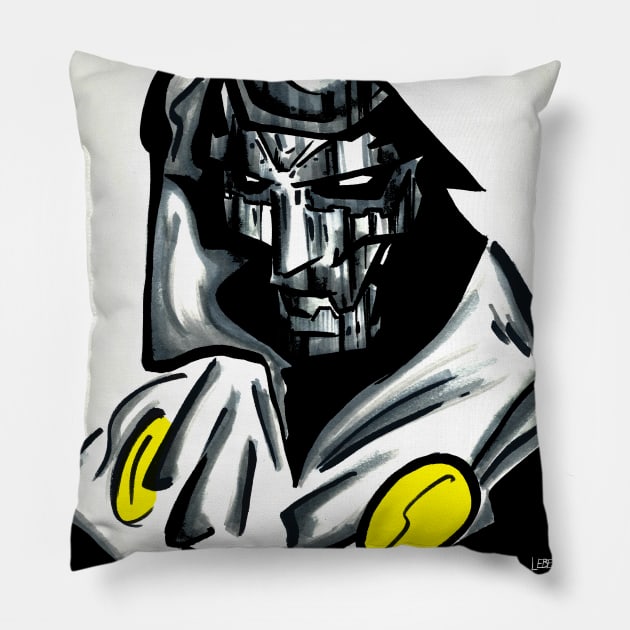 the beyonder doctor doom in secret wars Pillow by jorge_lebeau