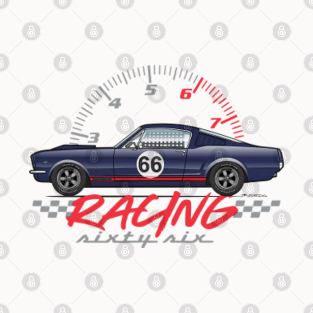 Racing-Nightmist Blue - 1966 Fastback - Phone Case