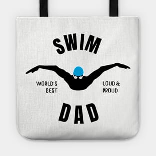 Worlds Best Swim Dad Swim Dad Gift Tote