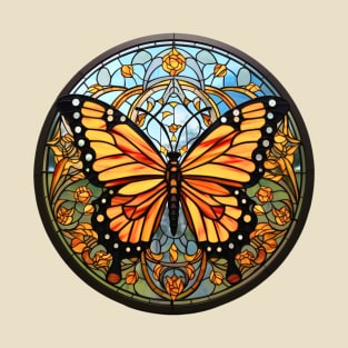 stained glass butterfly T-Shirt