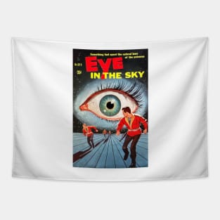 Vintage Eye In The Sky Pulp Novel Cover (1950s) Tapestry