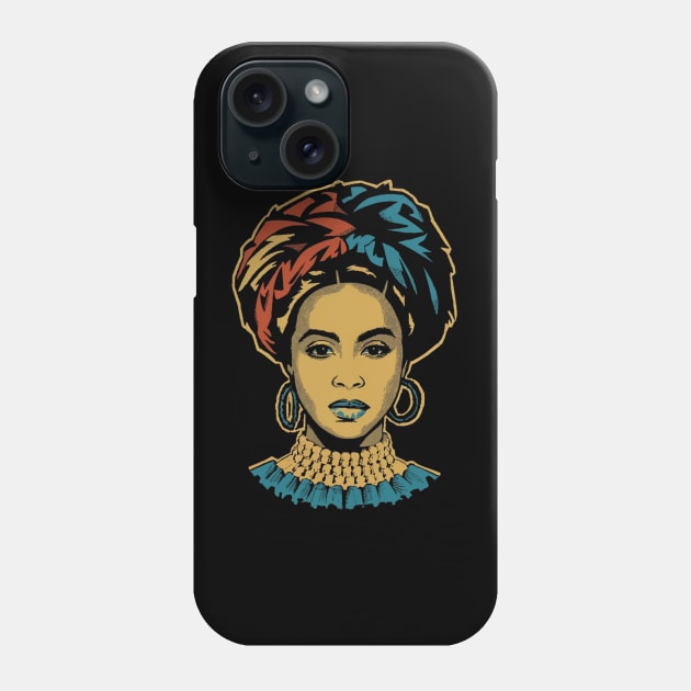 Lauryn Hill art Phone Case by Aldrvnd