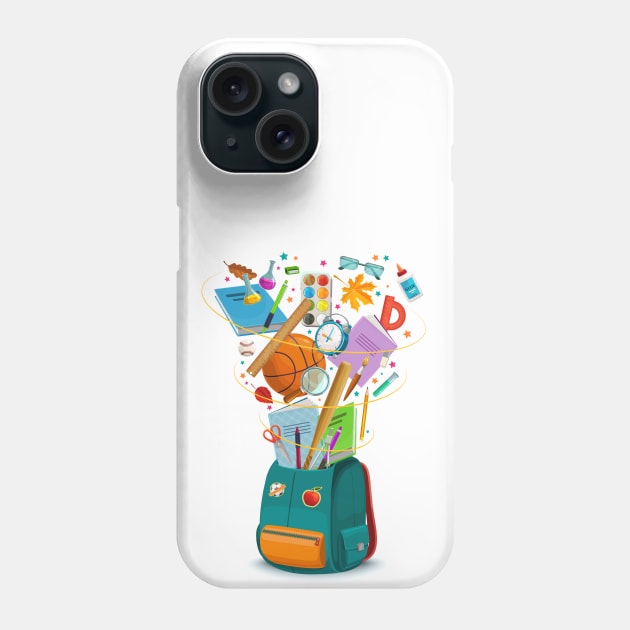 School rucksack concept Phone Case by Mako Design 