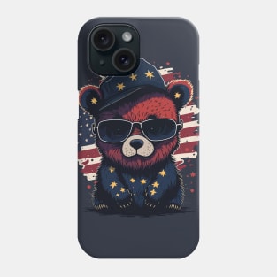 Patrioic Bear Phone Case