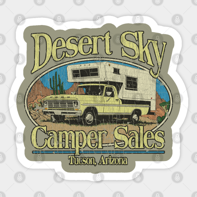 Desert Sky Camper Sales Tucson Camping Sticker Teepublic Au Desert Sky Camper Sales Tucson Camping Sticker Teepublic Au