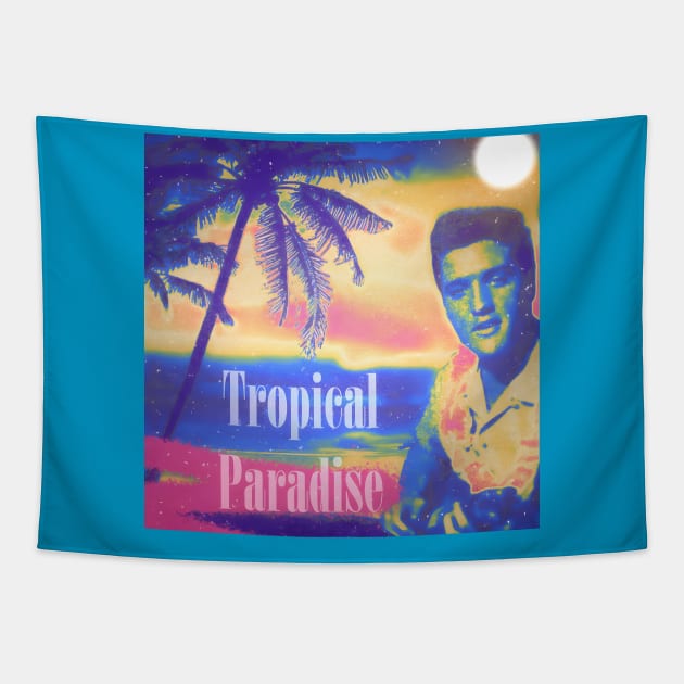 Tropical Paradise Tapestry by Aloha From El Perrito 