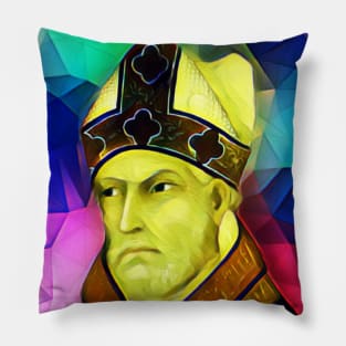 St. Augustine Colourful Portrait | St. Augustine Artwork 8 Pillow