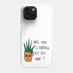 Angry kawaii houseplant Phone Case