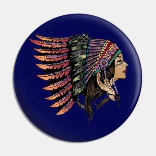 Indian Girl Pin