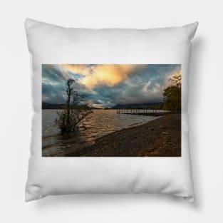 Derwentwater sunset Pillow
