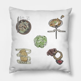 Food flash sheet Pillow