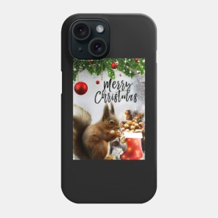 Official Campus Squirrel Report Christmas Squirrel! Merry Christmas Squirrel. Phone Case