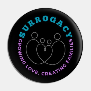 Surrogacy Growing Love Creating Families Surrogate Mom Gift Pin