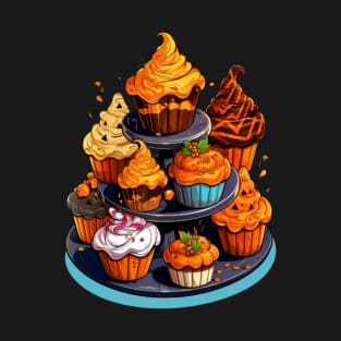 Enchanting Eats Delight in a Halloween Dessert Journey T-Shirt