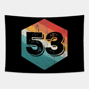 Vintage 1953 Retro Legendary, Birthday Tapestry