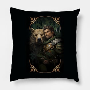 Beast Master Ranger. DnD. Baldurs gate 3. Pillow