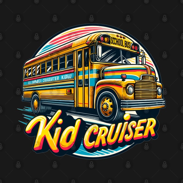 School Bus, Kid Cruiser by Vehicles-Art