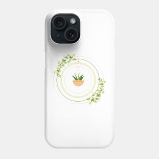 Minimalistic Leaf Plant Nature Design Phone Case