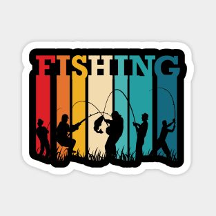 FISHING retro classic vintage Magnet