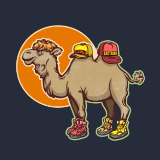 Bactrian Camel Wearing Hat T-Shirt