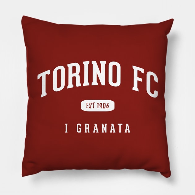 Torino FC Pillow by CulturedVisuals