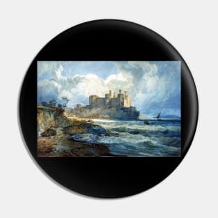 Conway Castle Wales 1798, Joseph Mallord William Turner Pin