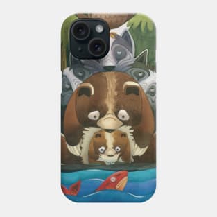 Watercolor Totem Animals Phone Case
