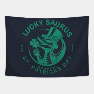 Lucky saurus. Roaring. Tapestry